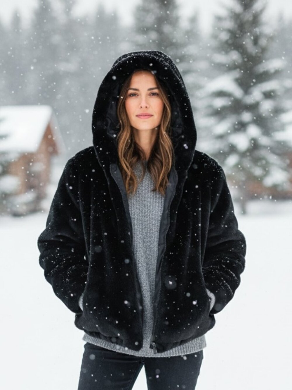 Black Winter Coat
